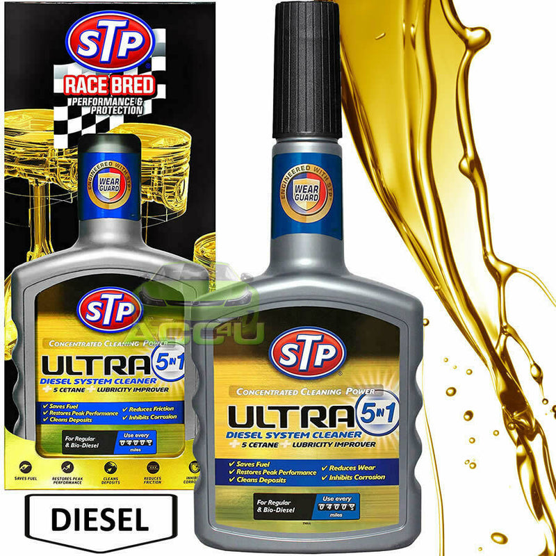 STP Ultra 5in1 Car 4x4 DIESEL Engine Fuel System Cleaner Power Booster Treatment