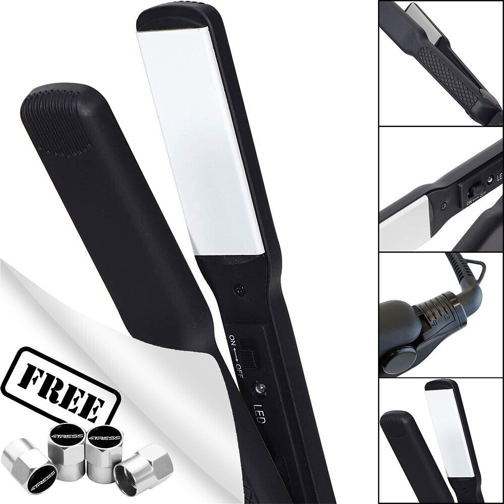 cigarette lighter hair straightener 12V Car Hair Straightener for Travel & Camping + Caps