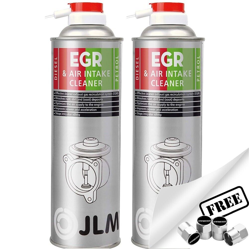 Vehicle Intake Cleaner 2 x JLM Petrol Diesel Car EGR & Air Intake Inlet Valve Cleaner Spray