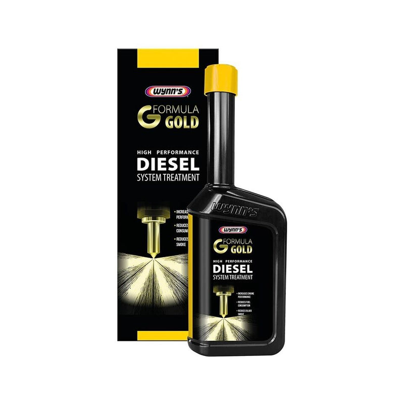 2 x Wynn's Formula Gold Diesel Car Fuel Engine Injector Smoke Treatment +Caps