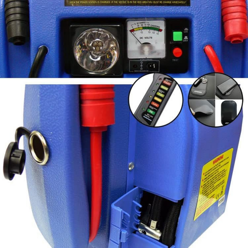 Portable Power Pack with Jump Starter and Air Compressor