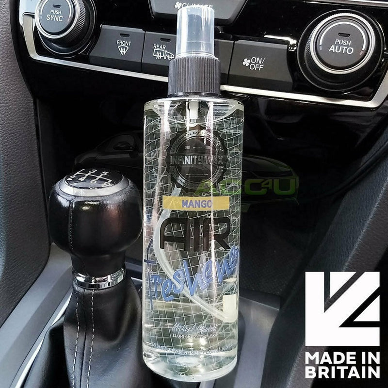 Infinity Wax Mango Fragrance Scent Car Air Freshener Mist Spray 250ml Bottle