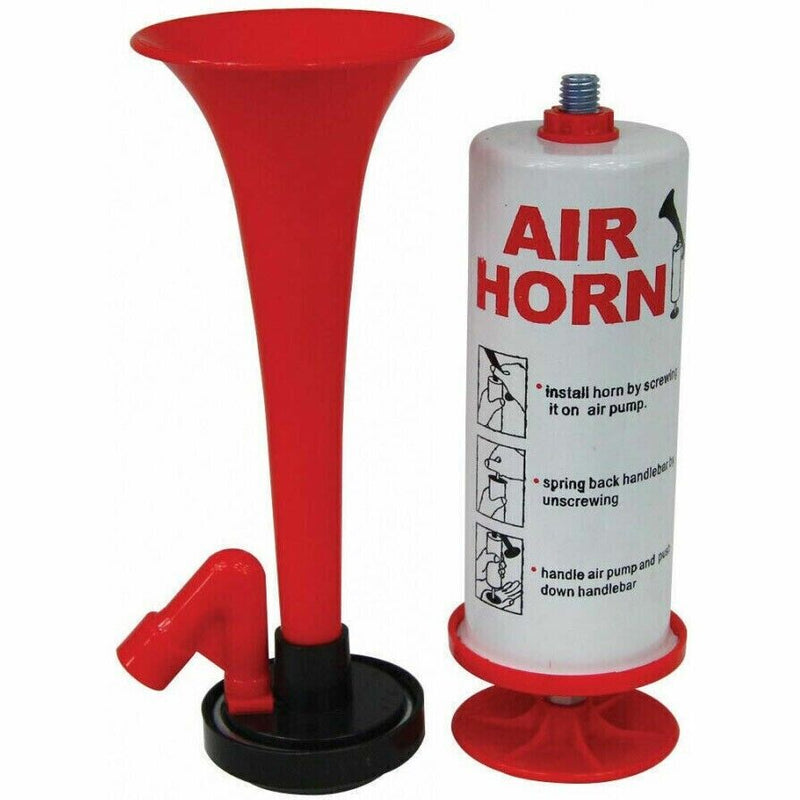 Sports Events Party Football Games Hand Held Non Gas Pump Action Air Horn +Caps