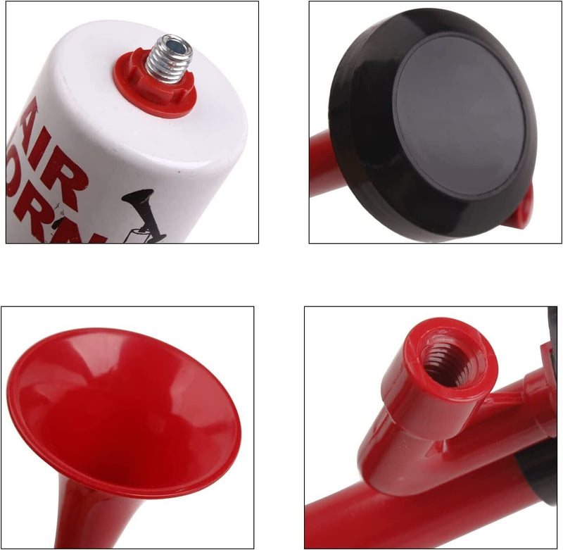 Sports Events Party Football Games Hand Held Non Gas Pump Action Air Horn +Caps