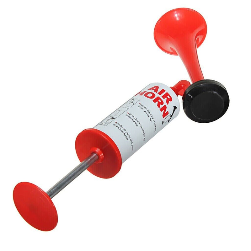 Sports Events Party Football Games Hand Held Non Gas Pump Action Air Horn +Caps