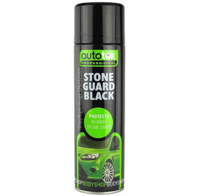 2 x Autotek STONE GUARD BLACK Spray Paint Car Body Chip Protection Bodyshop+G+C✅