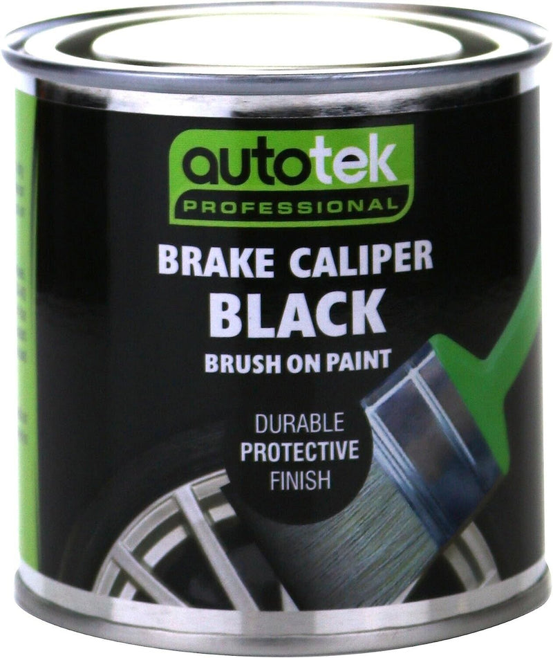 Autotek Professional Brush On Brake Caliper BLACK Paint Lacquer 250 ml Tin +G+C✅