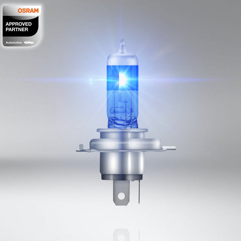 Osram Cool Blue Boost 12v H4 5000K White Xenon Light Car Upgrade Headlight Bulbs Set