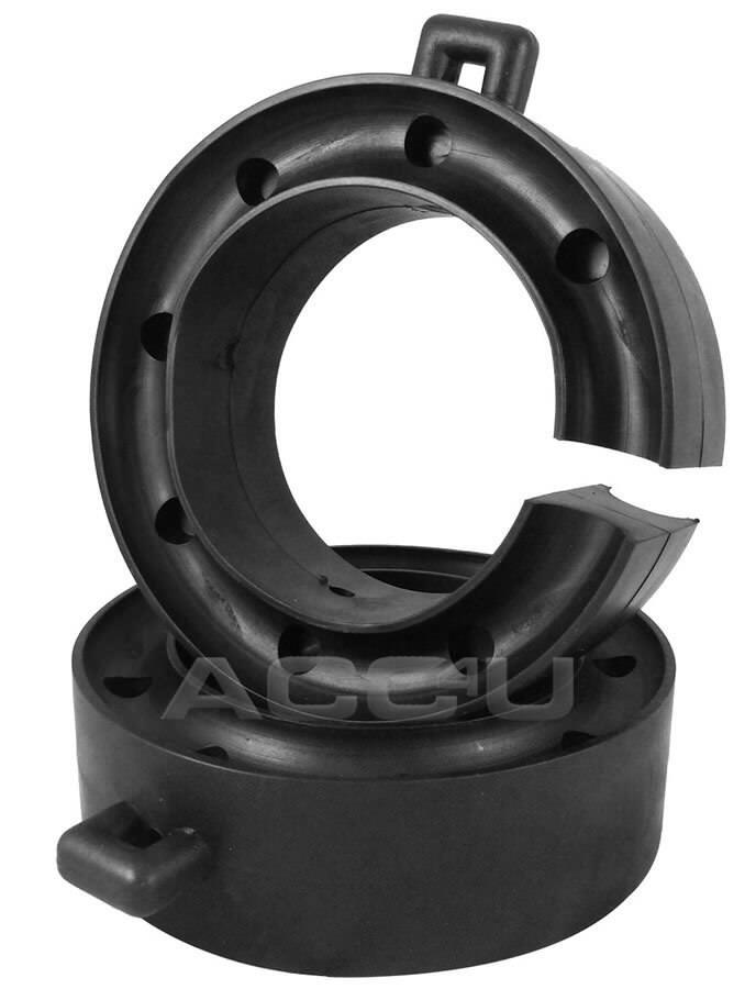 Caravan Towing Rear Suspension Coil Spring Rubber Spacers Assistor Kit LWACC43 +Caps