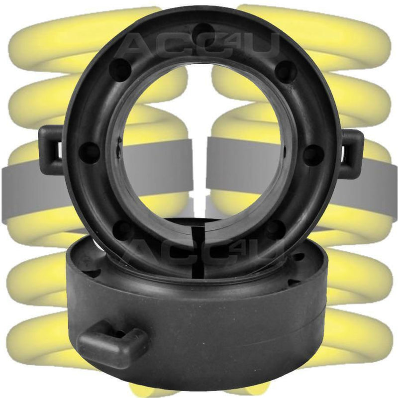 Caravan Towing Rear Suspension Coil Spring Rubber Spacers Assistor Kit LWACC43 +Caps