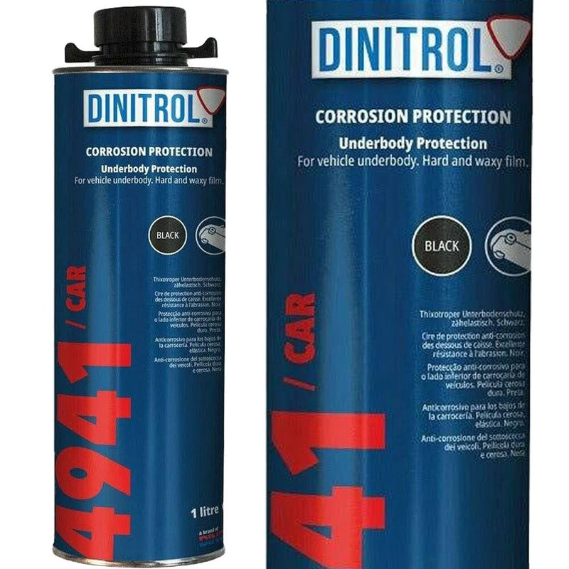DINITROL 4941 Black Under Body Rust Proofing Corrosion Protection Wax Film 1L