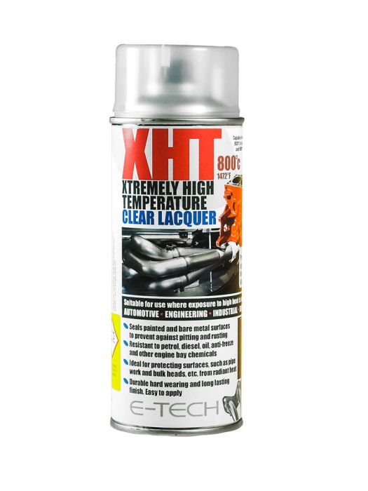 2x Hi Temperature XHT VHT BLACK Spray Paint + 1x Lacquer Engine Block Exhaust + Caps