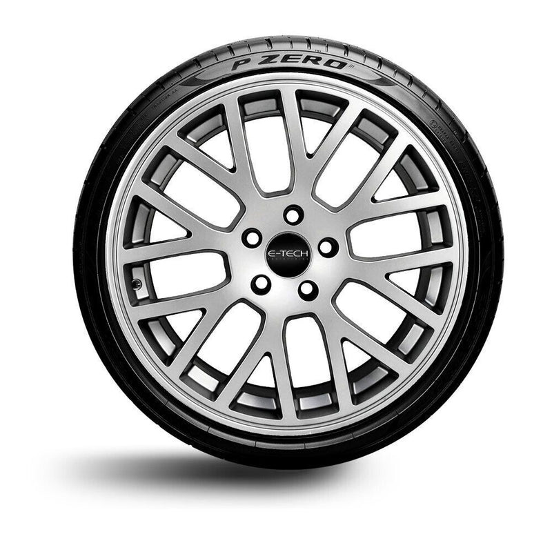 E-Tech WHITE Car Alloy Wheel Wheels Refurbishment Spray Paint Can +Caps