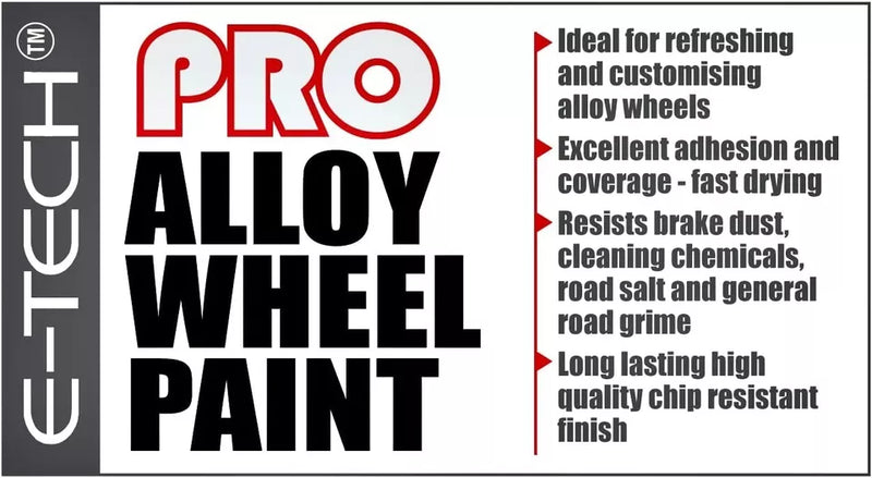 E-Tech PRO 703 Bavarian Dark Anthracite Car 4x4 Alloy Wheel Wheels Spray Paint Can