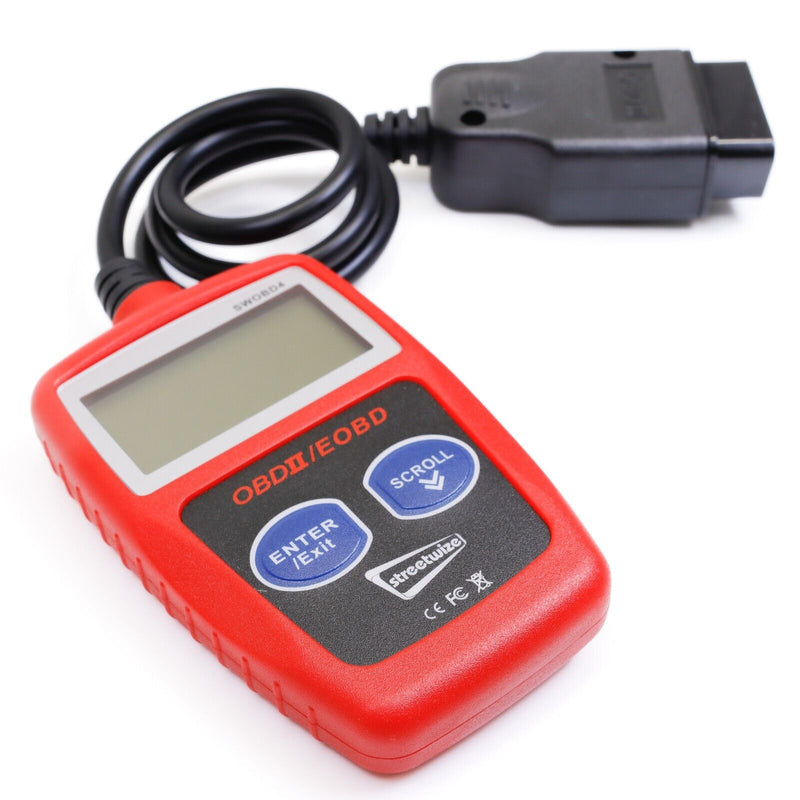 Car OBDII DTC MIL Engine Diagnostic Error Fault Code Scan Reader Reset Tool +Caps