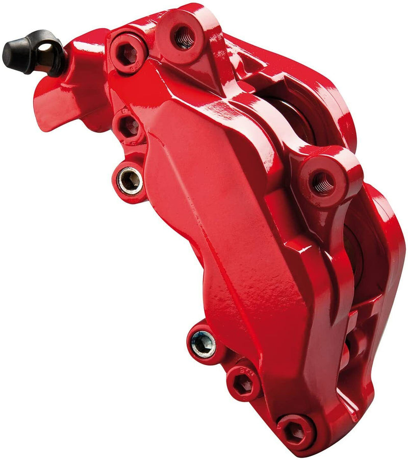 Foliatec Rosso Red 2160 Car Bike Engine Brake Caliper High Temp Paint Lacquer Kit +Caps