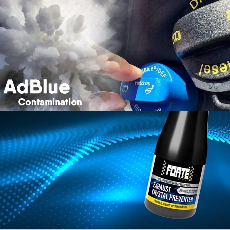 2x Forte ADBLUE Tank Exhaust Crystal Crystallization Preventer Additive Treatment