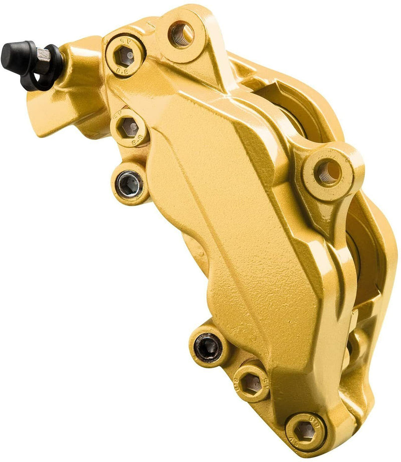 Foliatec Gold Metallic 2165 Car Bike Engine Brake Caliper High Temp Paint Lacquer Kit +Caps