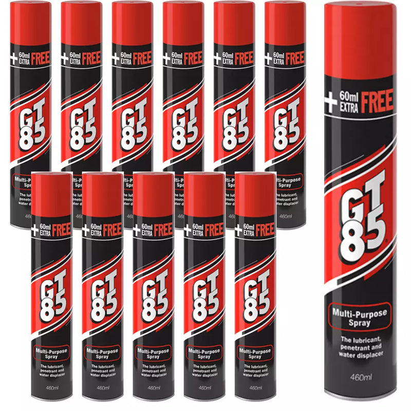 GT85 Spray Lube Lubricant Penetrator Water Displacer Corrosion 400ML + 60ML FREE