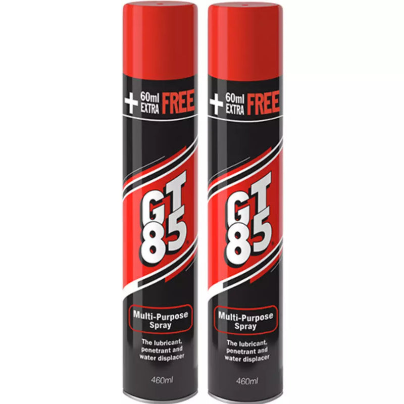 GT85 Spray Lube Lubricant Penetrator Water Displacer Corrosion 400ML + 60ML FREE