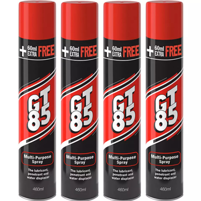 GT85 Spray Lube Lubricant Penetrator Water Displacer Corrosion 400ML + 60ML FREE