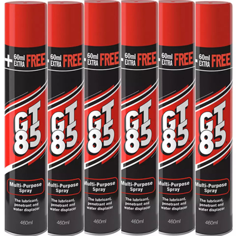 GT85 Spray Lube Lubricant Penetrator Water Displacer Corrosion 400ML + 60ML FREE