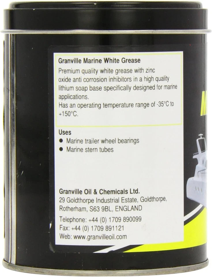 Granville MARINE WHITE Grease Boat Stern Tubes Bearings Water Repellent