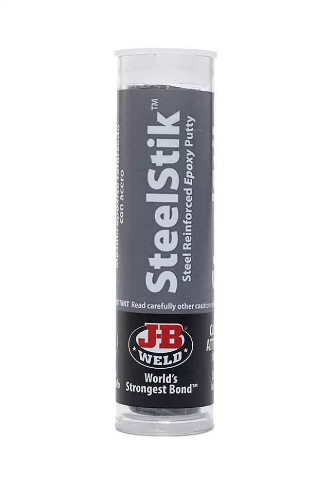 JB Weld SteelStik Iron Copper Brass Aluminium Repair Epoxy Putty Bond