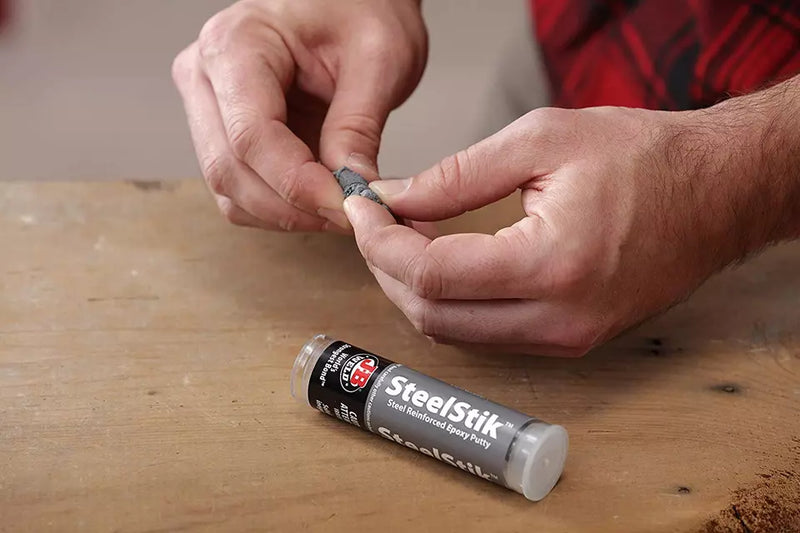 JB Weld SteelStik Iron Copper Brass Aluminium Repair Epoxy Putty Bond