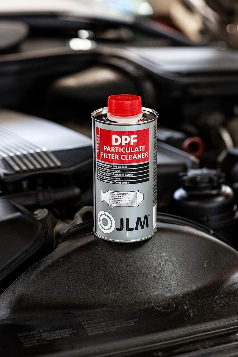 2x JLM Car Van DPF Diesel Engine Particulate Filter Cleaner Fluid 375ml +Caps