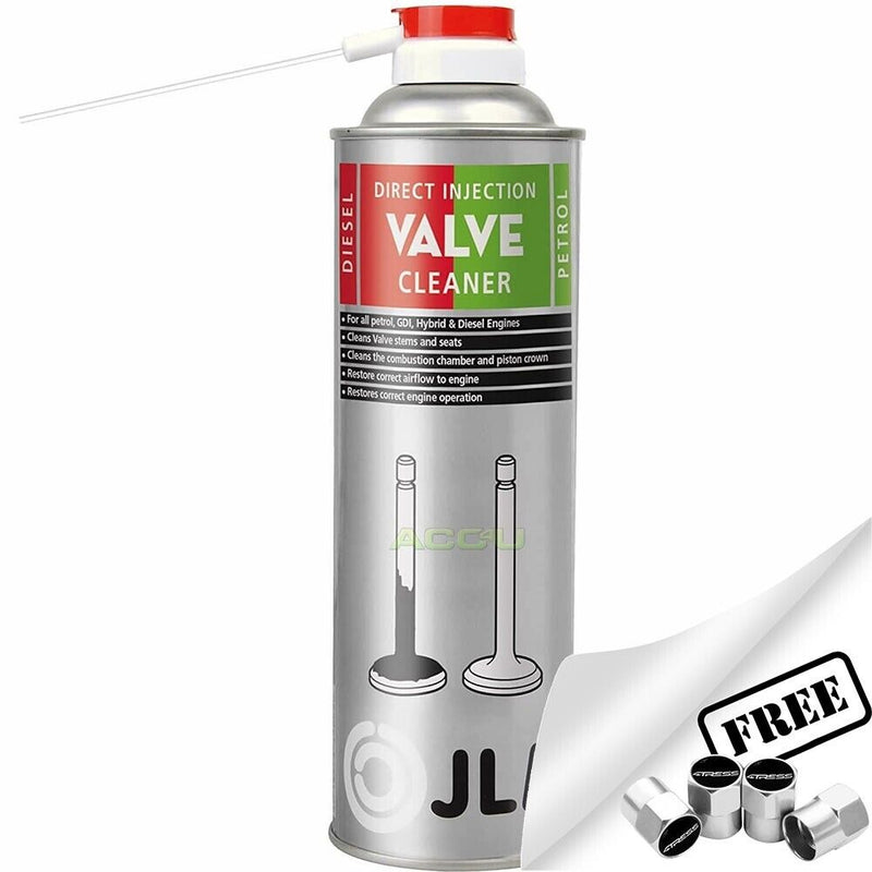 JLM Petrol & Diesel Hybrid Engines GDI Valves Stems Direct Injection Cleaner Spray +Caps