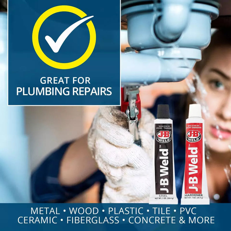 JB Weld Original Cold Weld Steel Reinforced Strong Multi Purpose Epoxy Glue