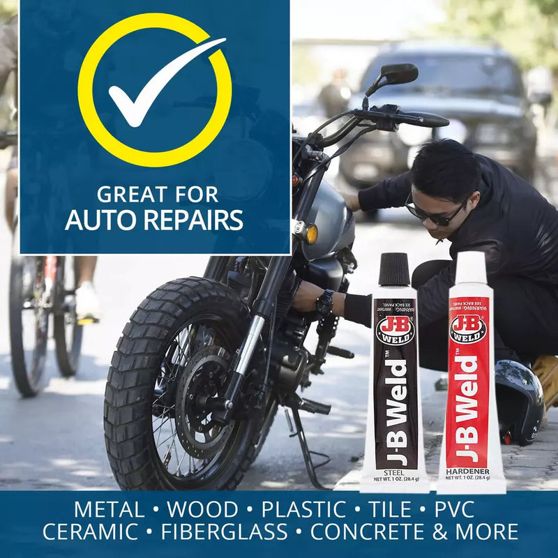 JB Weld Original Cold Weld Steel Reinforced Strong Multi Purpose Epoxy Glue