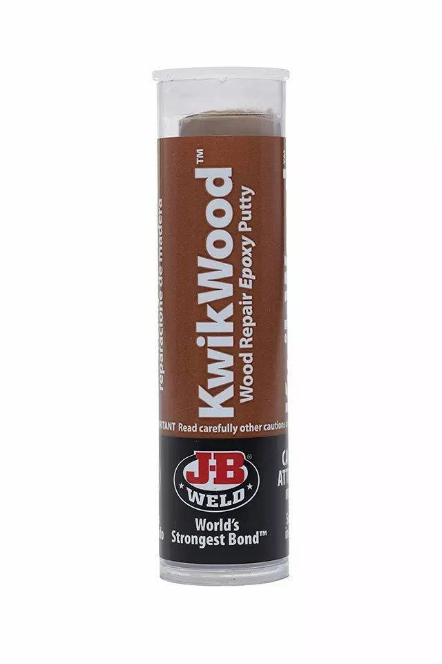 JB Weld KwikWood Wood Furniture Door Frame Hole Crack Repair Epoxy Putty Bond