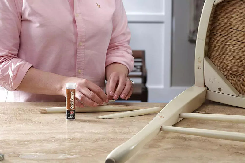 JB Weld KwikWood Wood Furniture Door Frame Hole Crack Repair Epoxy Putty Bond