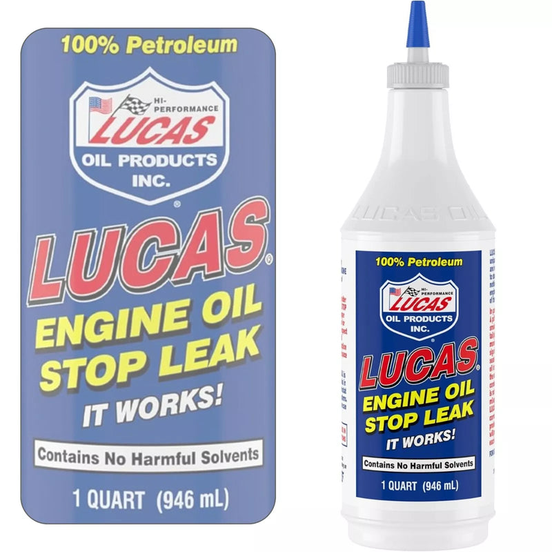 Engine Stop Smoke Additive 2x Lucas Engine Oil Stop Leak 946ml Seals & Gasket Fix