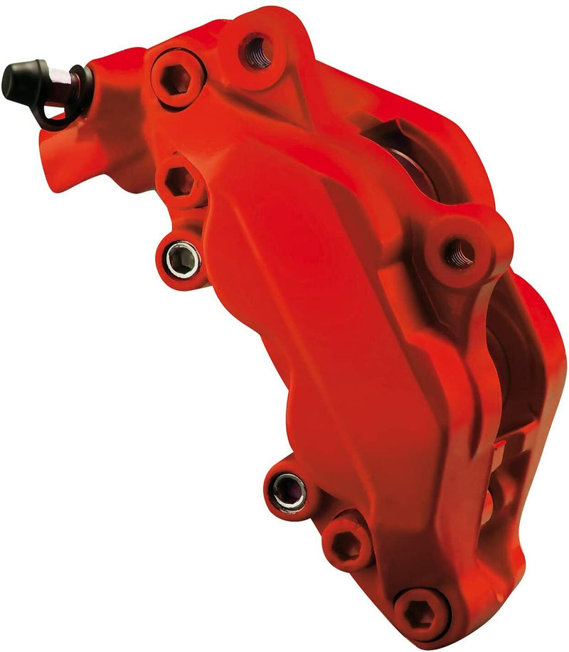 Foliatec Matt Rosso Red 2175 Car Bike Engine Brake Caliper High Temp Paint Lacquer Kit +Caps