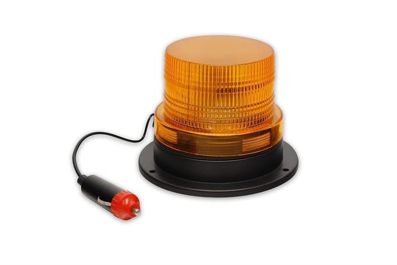 Magnetic LED Amber Flashing Light Warning Beacon 12V/24V for Car Van SWMBL3 +Caps