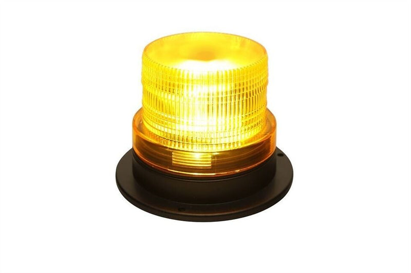 Magnetic LED Amber Flashing Light Warning Beacon 12V/24V for Car Van SWMBL3 +Caps