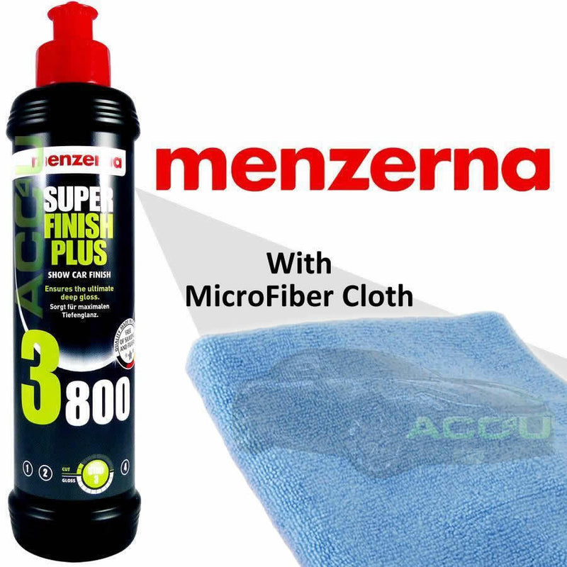 Menzerna 3800 Car Body Paint Super Show Car Shine Finish Plus Polish 250ml +CL +Caps