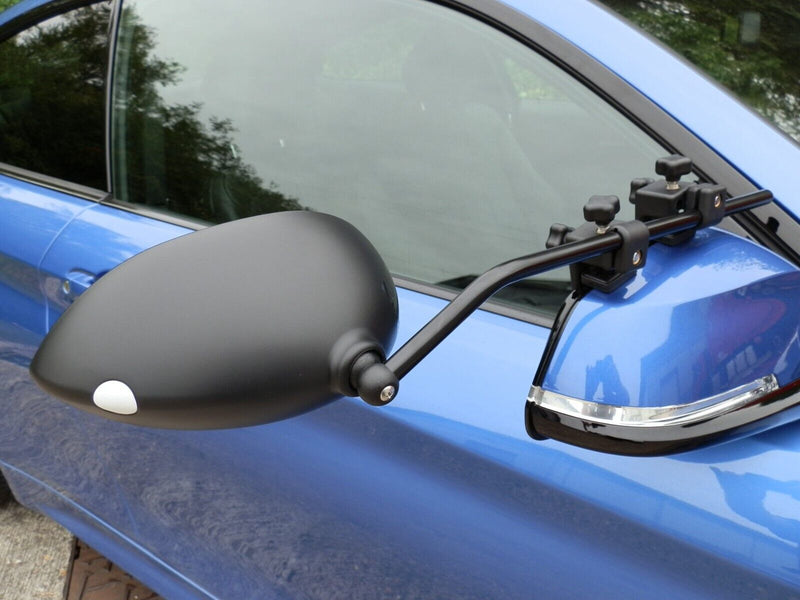 Milenco Car Van 4X4 Caravan Standard Glass Aero Towing Mirrors Strap Free With Bag