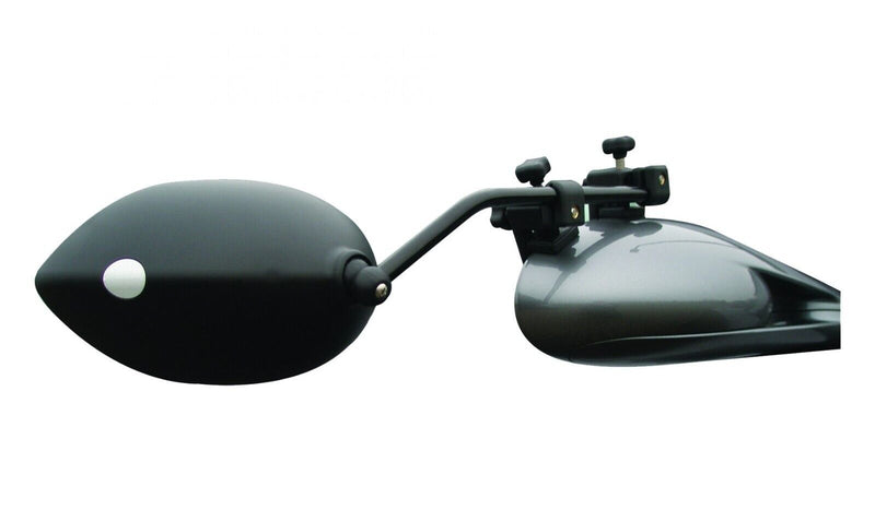 Milenco Car Van 4X4 Caravan Standard Glass Aero Towing Mirrors Strap Free With Bag