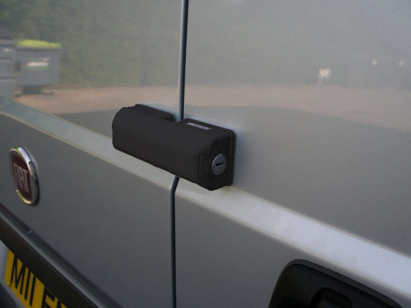 Milenco Van High Security BLACK Door Lock For Sliding Side & Rear Doors