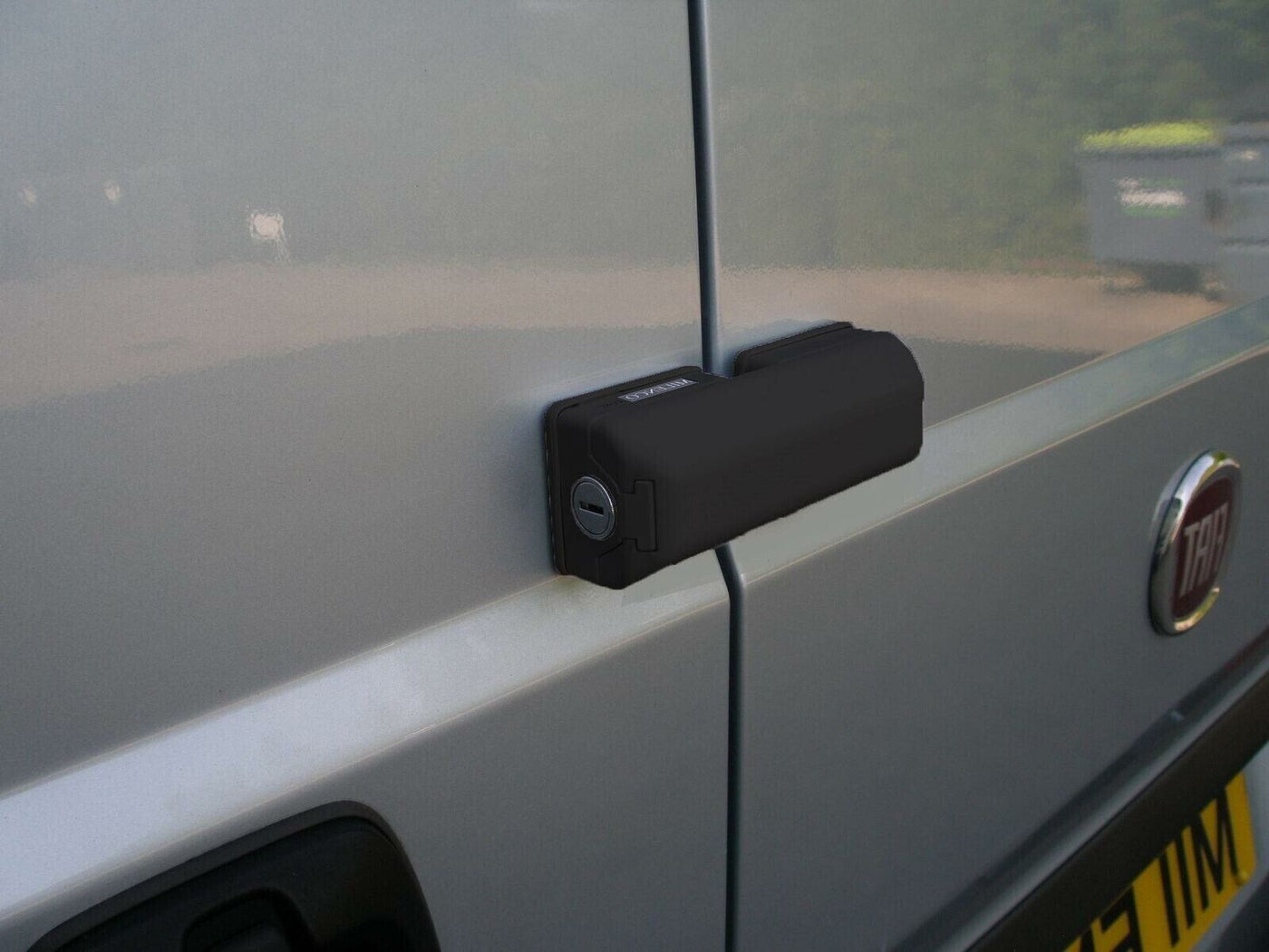 Milenco Van High Security BLACK Door Lock For Sliding Side Rear Doors