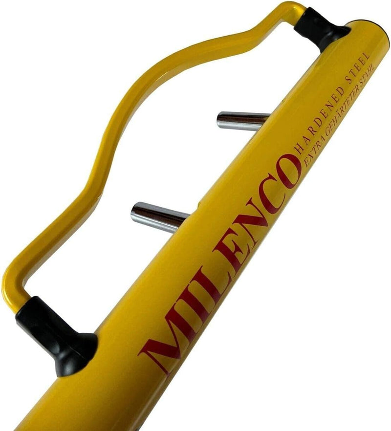 Milenco +Version 4TRESS Design Sold Secure Gold Car Van Yellow Steering Wheel Lock +Caps