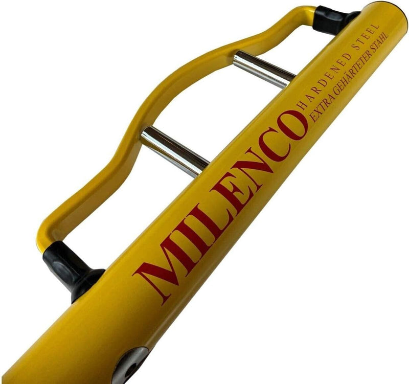 Milenco +Version 4TRESS Design Sold Secure Gold Car Van Yellow Steering Wheel Lock +Caps