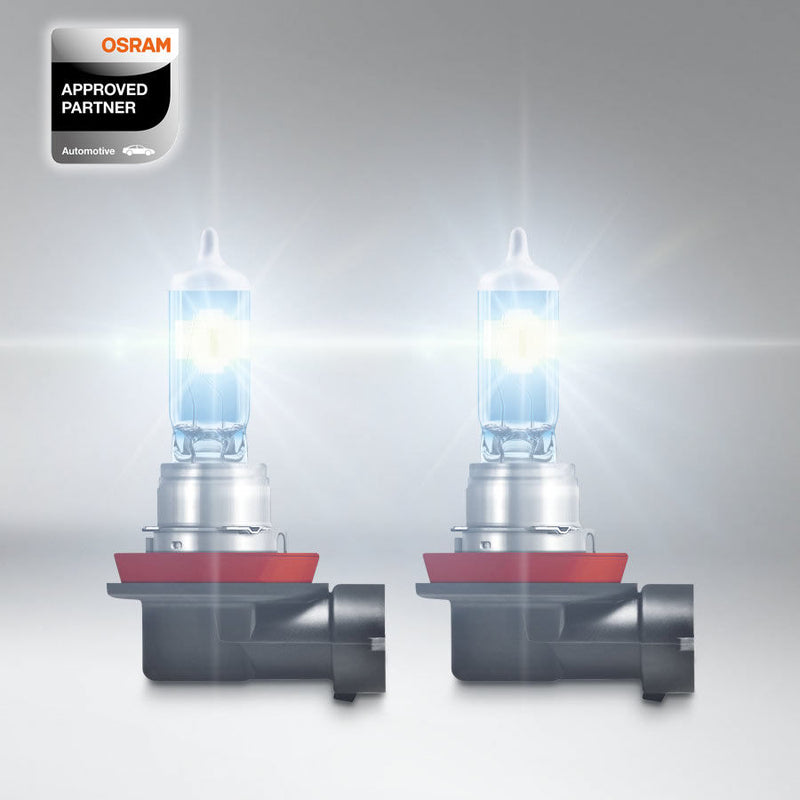 Osram Night Breaker Laser 12v H11 Car 150% Brighter Upgrade Headlight Bulbs Set