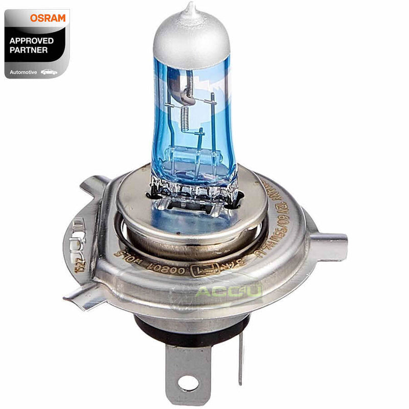 Osram Night Breaker Laser 12v H4 Car 150% Brighter Upgrade Headlight Bulbs Set