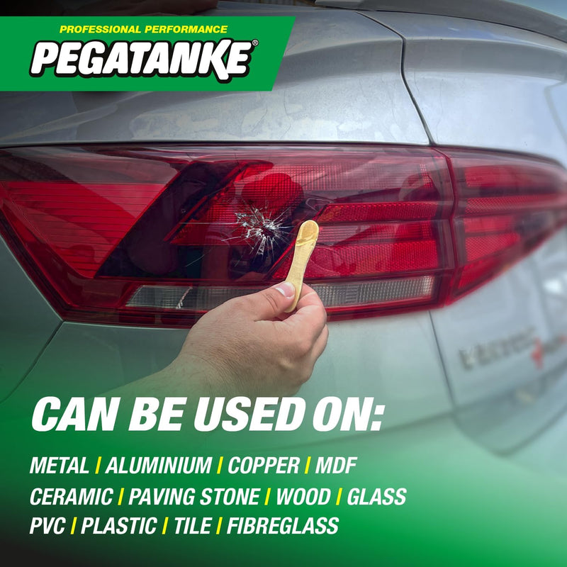 Pegatanke CLEAR Professional Cold Weld 2 Part Super Strong Epoxy Resin Glue Bond