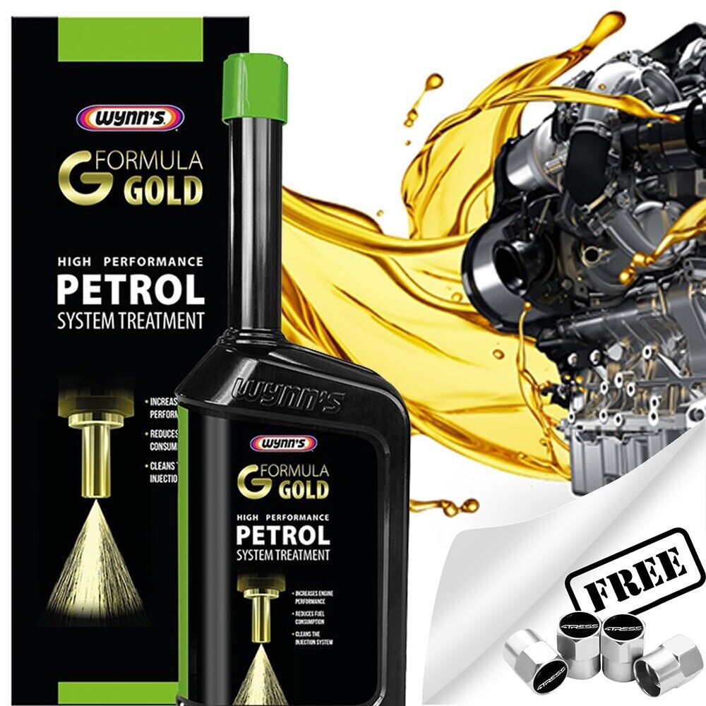 Wynns Formula Gold High Performance Car Petrol Engine Fuel System Treatment +Caps